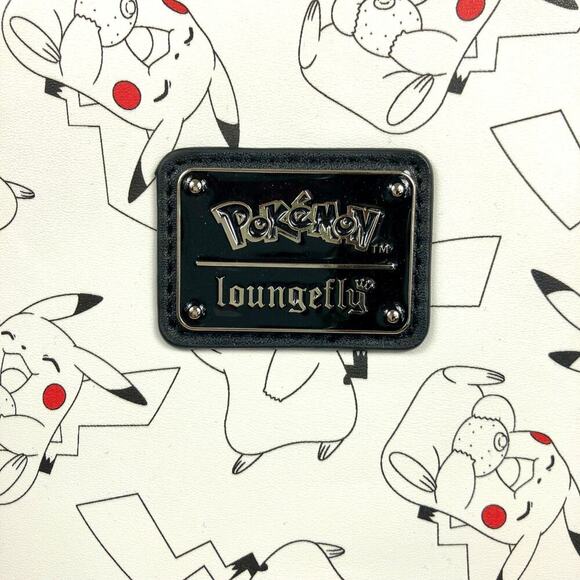 Loungfly Pokemon Pikachu Mini Backpack White 2019 Retired EUC - Picture 11 of 11